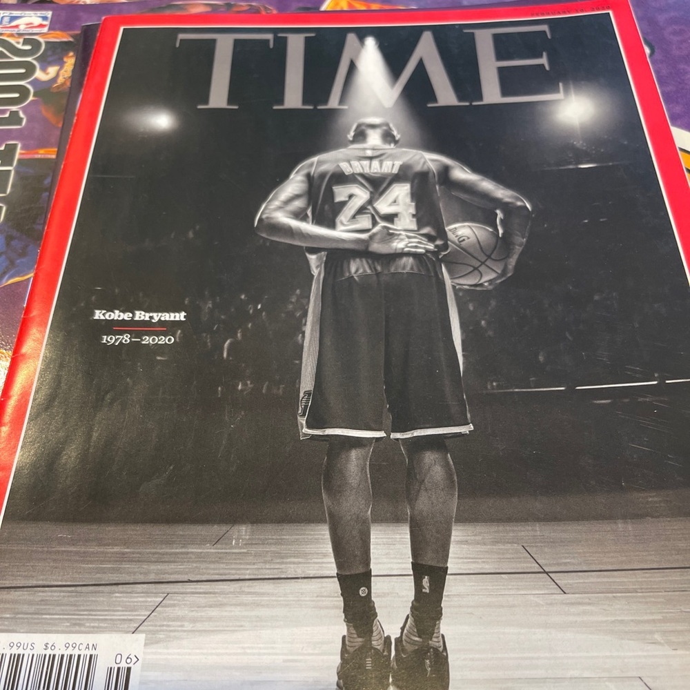 Time Magazine Sports Magazine Calendars Kobe Bryant Bundle Used.